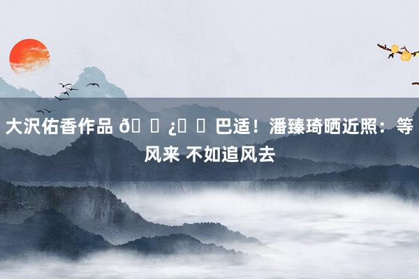 大沢佑香作品 🌿☁️巴适！潘臻琦晒近照：等风来 不如追风去