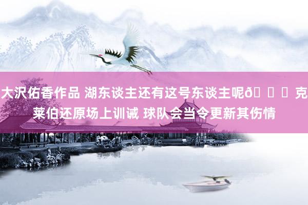 大沢佑香作品 湖东谈主还有这号东谈主呢👀克莱伯还原场上训诫 球队会当令更新其伤情
